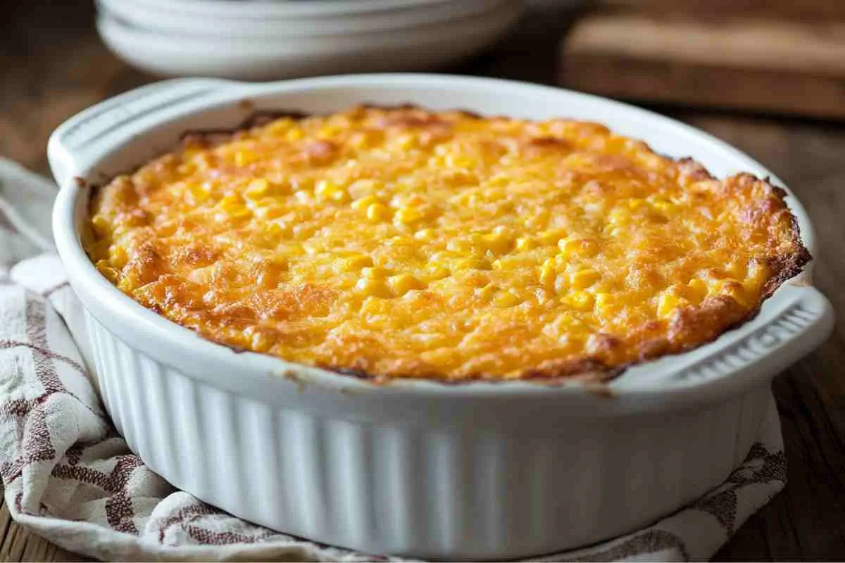 Ingredients for homemade corn casserole without Jiffy