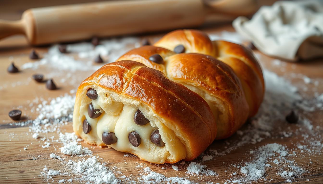 braided chocolate chip brioche recipe