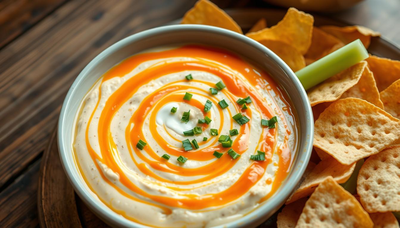 cottage cheese buffalo chicken dip