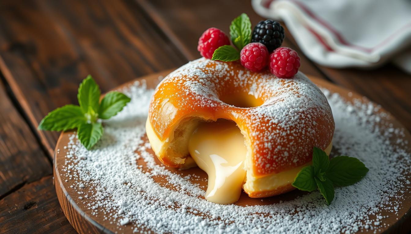 creme brulee donut