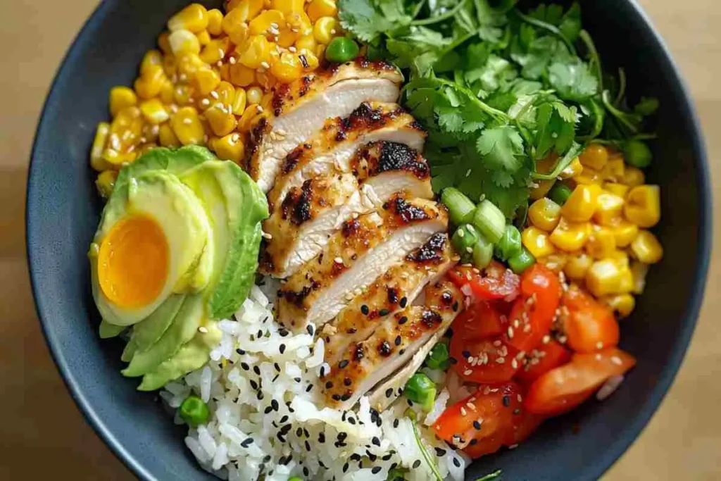 Health Benefits of Street Corn Chicken Rice Bowl